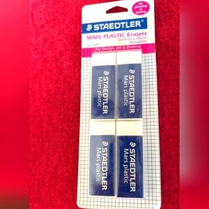 BACK TO SCHOOL MARS PLASTIC ERASERS BY STAEDTLER
